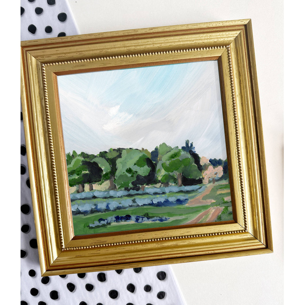 Appleton Farm Scene, Framed Art Print on Canvas 