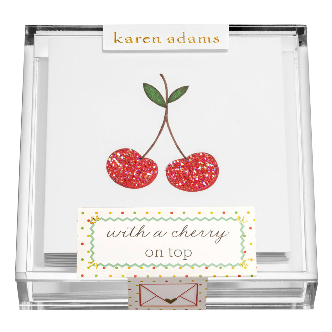 Cherry on Top Gift Enclosures: Box of 6