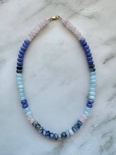 Rowan Necklace New Colors Added!: Indigo/Ice/Cashmere