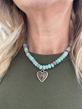 Load image into Gallery viewer, Caia Necklace New Colors Added! : Fuschia Jade with Lapis