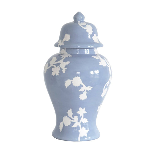 Chinoiserie Dreams Ginger Jars in Serenity Blue: Medium