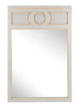 Load image into Gallery viewer, Portofino Mirror, Winter Gray and Gold Accents