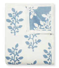 Load image into Gallery viewer, Garden Gate Blue Blanket