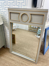 Load image into Gallery viewer, Portofino Mirror, Winter Gray and Gold Accents