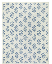 Load image into Gallery viewer, Garden Gate Blue Blanket
