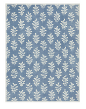 Load image into Gallery viewer, Garden Gate Blue Blanket