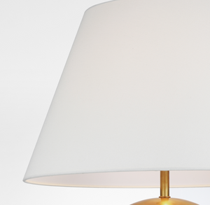 Morton Large Table Lamp, Clear Glass