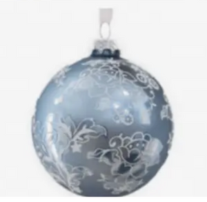Pearlized Blue Ornaments