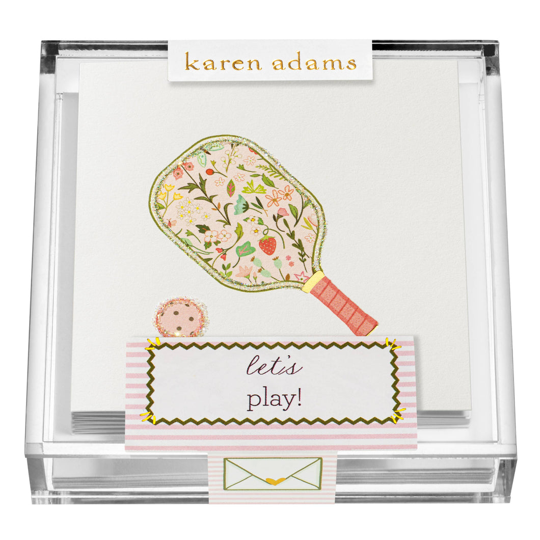 Pickleball Paddle Gift Enclosures: Box of 6