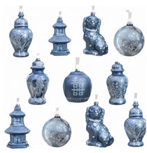 Load image into Gallery viewer, Pearlized Blue Ornaments