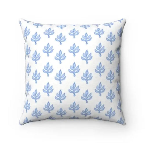 Flora Pillow-Indoor/Outdoor - Blue