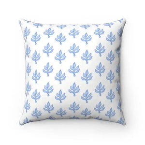 Flora Pillow-Indoor/Outdoor - Blue