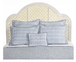 Jasmine Bedding, Boudoir Sham / Blue