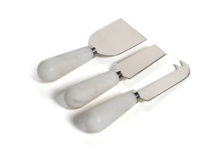 Set of 3 Marble Cheese Knives